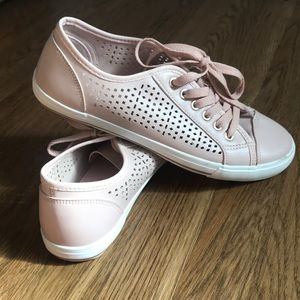 Restricted Pink perforated sneakers